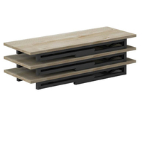 Bureau pliant en métal moderne et minimaliste LIWEI, table modulaire pour bureau, étude et formation informatique, directement de l'usine