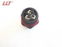 LLT L16 Led Ip68 Connecteur droit d'alimentation étanche à 3 broches