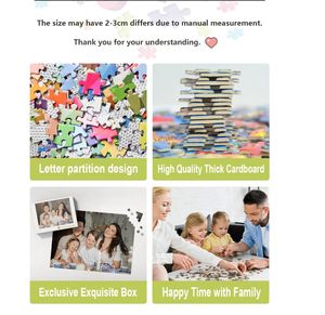 108/<span class=keywords><strong>200</strong></span>/300/500/1000 <span class=keywords><strong>pezzi</strong></span> the Pood <span class=keywords><strong>Puzzle</strong></span> per adulti giocattoli regali in legno <span class=keywords><strong>Puzzle</strong></span> da pavimento di alta qualità - Product Image 3