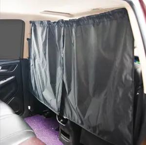 Universal Multipurpose Woven Fabric Car Privacy Curtain Auto Interior Partition Accessories Car Block Curtain Customized Size