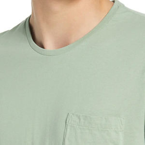 Camiseta de Moda Personalizada para Hombre, 100% Algodón, Cuello Redondo, Transpirable, de Secado Rápido, con Estampado Digital en Tela de Lona - Product Image 4