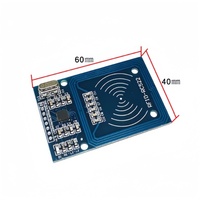 Módulo Lector/Escritor RFID Onestopelectronic RFID-RC522 13.56MHz 3.3V Sensor de Inducción de Tarjetas IC Interfaz SPI I2C UART 10Mbit/s 1