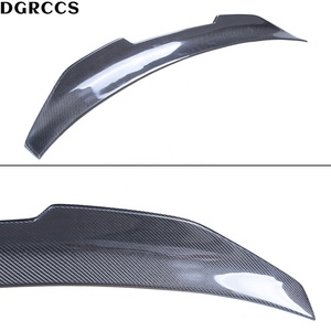 DGRCCS A5 B8 B8.5 4Door Sportback 8TA PSM Style Carbon Fiber Polished Rear Spoiler Trunk Wing 2009-2017 - Product Image 4