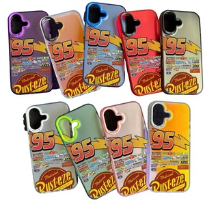 For MacQueen Sports <strong>Car</strong> Design PC Shockproof Mobile Phone Case for 17/Pro Max/XS/XR Coque Flash Macqueen case for Boy - Product Image 1