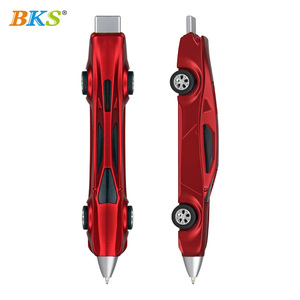 Khuyến Mãi Trẻ Em Món Quà Mới Lạ Giỏ Hàng Bút Dễ Thương Văn Phòng Phẩm 1.0Mm Tip Bút Bi Biểu Tượng Tùy Chỉnh Nhựa Khuyến Mại Đua Xe Bút - Product Image 2