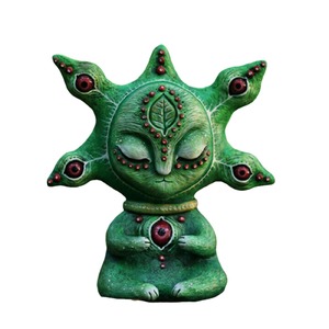 Figurine en résine unique faite à la main, créature alien fantastique, statue de monstre mystique pour la décoration de jardin, pièce d'art pour la maison ou le bureau - Product Image 5
