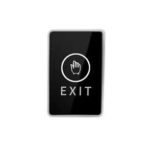 Pulsante di controllo accessi in plastica a LED a doppio colore rilascio del Garage sensore Touch Exit Button Switch Door