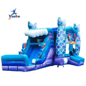 Château gonflable sirène avec toboggan - Product Image 1