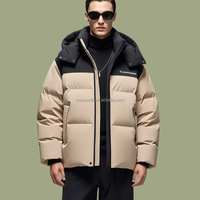 Vêtements d'hiver Parka universitaire formelle Chaude à fermeture éclair Manteaux pour hommes Motion Ski Puffer Chasse en plein air Haut de gamme Biker Keep Down Jacket