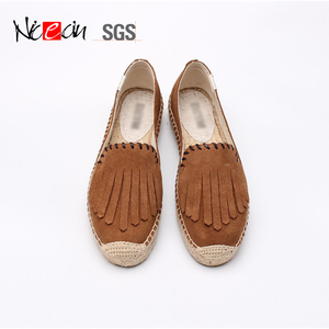 Nicecin vente <span class=keywords><strong>en</strong></span> <span class=keywords><strong>gros</strong></span> mode classique gland décontracté jute sandales semelles pour chaussures espadrilles femmes - Product Image 3