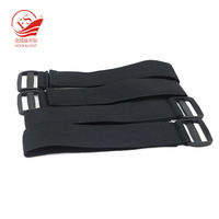 Prix usine réglable crochet et boucle boucle ceinture ceinture élastique crochet et boucle ceinture de fixation