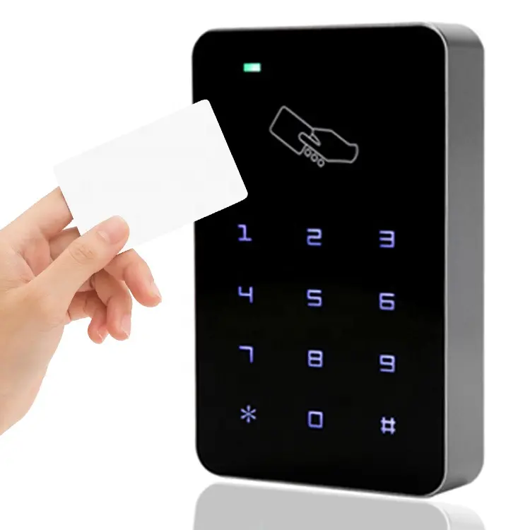 Plástico RFID 125KHz Touch Screen keypad Standalone Access Control Systems Produtos Access Card Reader