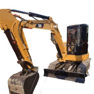 Mini-excavatrice hydraulique sur chenilles d'occasion Caterpillar 303 CAT 303 303E 303ECR d'origine japonaise de 3 tonnes avec accessoire tarière - Product Image 1