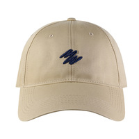 Casquette de baseball 6 panneaux en coton uni, motif feuille d'érable brodé, style vintage tendance, vente en gros printemps-été