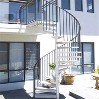 Escalier en spirale style australie, jouet en acier au carbone, bois, fait sur mesure