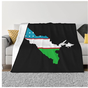 Bestseller Usbekistan Decke Wurfdecke für Alle Jahreszeiten Flanelldecken Vollgröße Sofa-Bettdecken für Sofa Bett Kino - Product Image 5