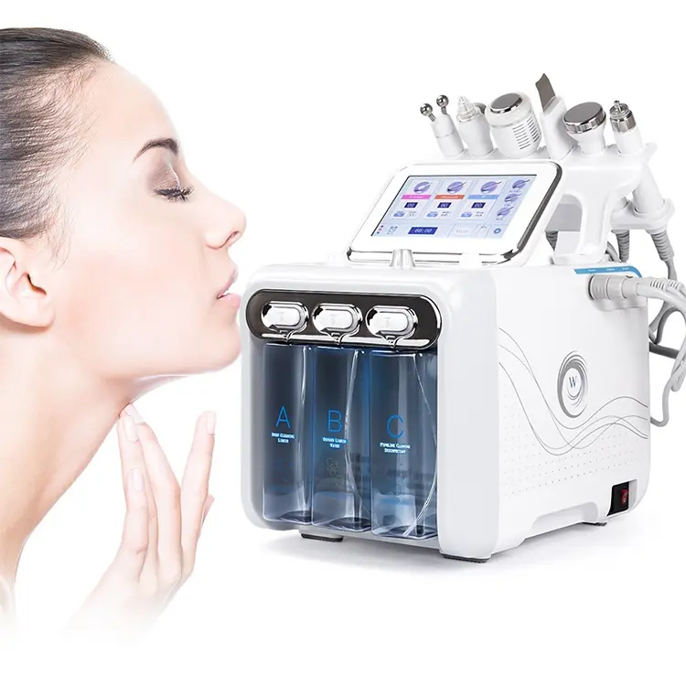 H2 Hydra Machine New Arrivals Whitening Firming Skin Detection Portable Smart Hydro Facial Ice Blue facialing Beauty Machine