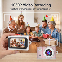 Mini caméra A86 ultra-compacte, taille porte-clés, enregistrement photo et vidéo, écran tactile, fonctionnement facile, lampe torche, caméra portable pour enfants