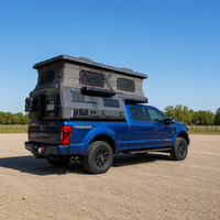 Remorques de camping pour pick-up 4x4 tout-terrain, en aluminium léger, imperméables, modernes, avec système coulissant pour pick-up