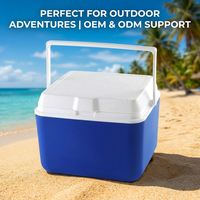 Glacière portable 26L, boîte isotherme pour aliments, panier de pique-nique, kit de voyage thermique, équipement de camping, glacière extérieure