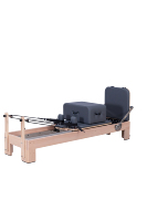 Reformer de Pilates de luxe en bois de chêne massif avec tour, lit de Pilates de qualité professionnelle pour studio, ensemble d'équipement de Pilates avec logo personnalisé