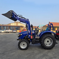 Machinerie agricole 50hp 60hp 70hp 80hp 100hp 120hp Tracteur à roues Motoculteur pour tracteur