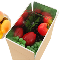 Emballage isotherme portable, imperméable et réutilisable pour la logistique des produits de la mer et des aliments congelés