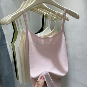 Couleur unie sport basique <span class=keywords><strong>sans</strong></span> manches serré une pièce gilet <span class=keywords><strong>sans</strong></span> manches femmes haut court - Product Image 4