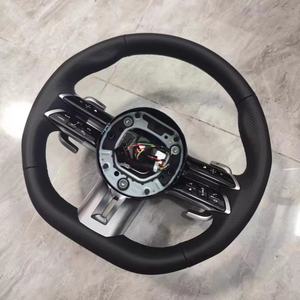 <span class=keywords><strong>Volant</strong></span> sur Mesure en Fibre de Carbone Avancée et Daim pour <span class=keywords><strong>Mercedes</strong></span>-Benz W205 W178 C190 GT63 C63 AMG W247 W222 W204 W211 - Product Image 5