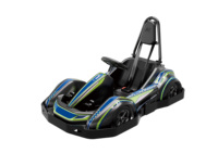 Venta al por mayor Go-karts eléctricos para niños Velocidad 8-23 km/h Cinturón DE SEGURIDAD Parachoques Asiento Ajustable Alquiler Karting Karts Batería Go Kart