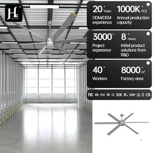 Ventilador de Techo Industrial de Aluminio de 72/88 Pulgadas con 6 Aspas y Control Remoto - Product Image 5