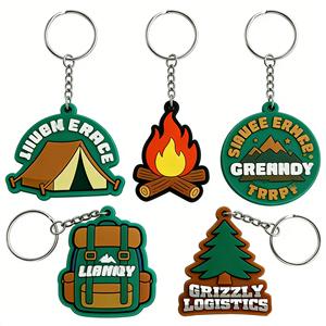 Customized 2D PVC Rubber <b>Key</b> Ring Soft Bag <b>Hanger</b> Coin Holder Design Holiday Small Gift for Kids - Product Image 5