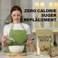 OLLI Promotion Vente en Gros OEM en Vrac Poudre Édulcorante Mélange d'Extrait de Fruit du Moine et d'Erythritol/Extrait de Stévia Certifié HALAL ISO Casher