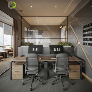 Muebles de Oficina Modernos al por Mayor, Conjunto de Muebles de Oficina Ejecutivos, Estación de Trabajo para Personal, Escritorio de Oficina para Empresa - Product Image 3