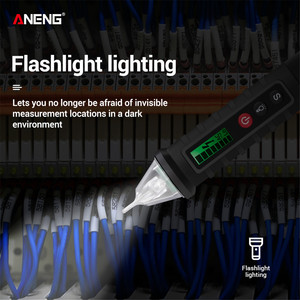 Máy Phát Hiện Điện Áp AC/DC Kỹ Thuật Số ANENG VC1010, Máy Kiểm Tra Điện Áp Thông Minh Không Tiếp Xúc, Máy Đo Bút 12-1000V, Cảm Biến Điện Hiện Tại - Product Image 4