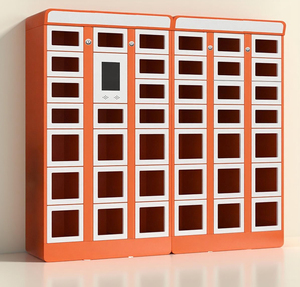 Thông minh bền kim loại có thể khóa thực phẩm giao hàng tủ khóa với mã khóa màn hình kỹ thuật số đa ngăn sử dụng trường học - Product Image 5