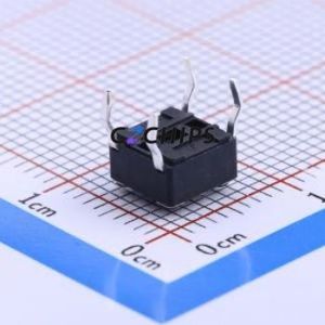 DTS-61K-V Tactile Switch Through hole Component (THT) Switch Single Pole Single Throw Round Button Through Hole 6.2mm - Product Image 2