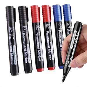 <span class=keywords><strong>Pennarello</strong></span> Permanente Multicolore a Basso Prezzo con Inchiostro Resistente all'Acqua, <span class=keywords><strong>Punta</strong></span> Piatta <span class=keywords><strong>Media</strong></span> per Scrivere su Carta, Larghezza 2mm - Product Image 2