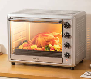 Mini Horno Tostador Eléctrico de Acero Inoxidable de 10L con Funciones de Convección, Horneado, Tostado, Asado y Calentamiento para Uso Comercial en Hoteles - Product Image 6