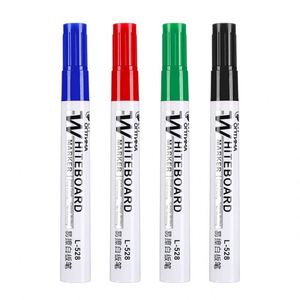 ปากกาไวท์บอร์ดสำหรับสำนักงานและโรงเรียน หมึกลบได้ด้วยลม สีน้ำเงิน/ดำ/แดง หัวแปรงขนาด 2 มม. ปลอดสารพิษและไม่ซีดจาง - Product Image 4