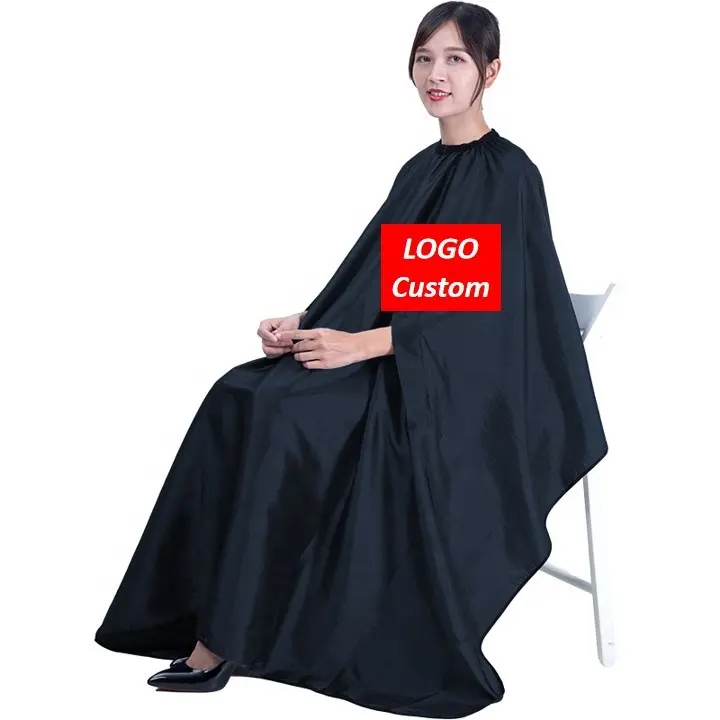 No MOQ Factory wholesale LOGO Custom salon capes with sleeves