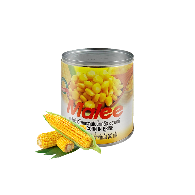 Консервированные фрукты Thai Malee, сладкая кукуруза в рассоле, 12 унций, консервированные фрукты Malee, твердые сладкие освежающие витамины, минералы, контроль качества