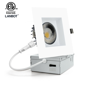 5cct điều chỉnh 24W Dimmable chống chói Led Downlight <span class=keywords><strong>6</strong></span> inch đen <span class=keywords><strong>TRIM</strong></span> vách ngăn Led Vuông Downlight ETL được liệt kê - Product Image 6
