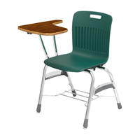 Chaises en plastique pour l'école, fauteuil en plastique, chaise de formation pour le personnel scolaire, chaises de centre de formation