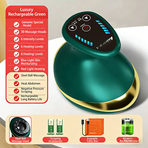 Masseur à ventouses électrique avec physiothérapie infrarouge, aspiration sous vide, Guasha pour lutter contre la <span class=keywords><strong>cellulite</strong></span>, santé du corps entier, rechargeable par USB - Product Image 1