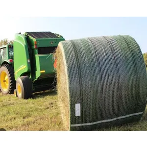 Boerderij Gebruik Ronde Hdpe Kuilvoer Baal Wrap Plastic Netfolie Balennet