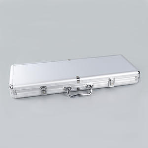 Plateau de <span class=keywords><strong>poker</strong></span> Texas Hold'em en aluminium à angle droit 500 Chip Innombrables valeurs pour les jeux de cartes d'échecs et le jeu Mahjong <span class=keywords><strong>Hall</strong></span> - Product Image 6