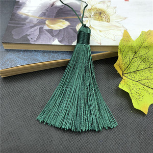 Tela de poliéster suave con flecos para colgar en festival, borlas de seda de hielo, de tejido, de 6 cm de longitud, para decoración de bolsas con faroles - Product Image 3