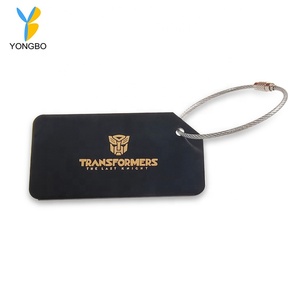 Etichette per bagagli etichette da viaggio in lega di alluminio etichette identificative porta carte di nome per borse per bagagli valigie 6 colori - Product Image 6