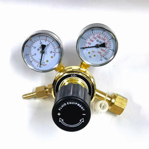 Régulateur de pression de dioxyde de carbone tout en cuivre, manomètre de chauffage, régulateur d'acétylène, vanne et manomètre - Product Image 3